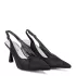 Черни дамски официални сандали Eliza с тънък ток 21349-1