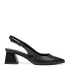 Черни елегантни дамски сандали Eliza с широк ток 21350-1