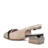 Бежови елегантни дамски сандали ELIZA с нисък ток 21358-2