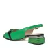 Зелени елегантни дамски сандали ELIZA с нисък ток 21358-3