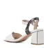 Дамски елегантни сандали ELIZA в бяло и черно 21365-1