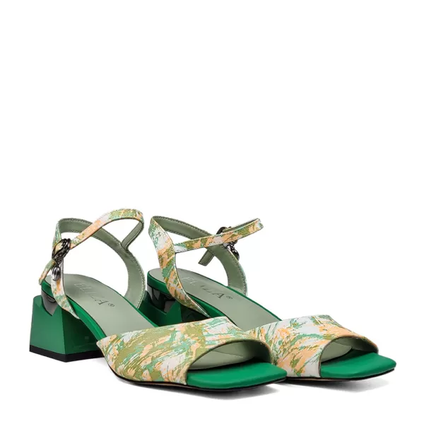 Модерни дамски елегантни сандали ELIZA в зелено 21368-1