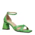 Зелени дамски сандали ELIZA със затворена пета 21370-2