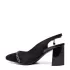 Черни дамски елегантни сандали Eliza с висок ток 24088-1