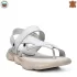 Български бели дамски сандали 2 в 1 от естествена кожа 24183-1