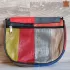 Малка кожена дамска чанта в светли пастелни цветове 73055-3