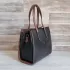 Дамска чанта от еко кожа в черен цвят 73096-12