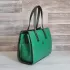 Зелена дамска чанта от еко кожа 73096-3