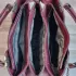 Дамска елегантна чанта с 3D еко кожа в цвят бордо 75050-7