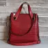 Модерна дамска чанта от еко кожа в червен цвят - 75052-3