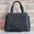 Дамска ежедневна чанта от еко кожа в черно и бордо - 75053-2