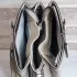 Кокетна дамска чанта в цвят визон с кръгли дръжки 75056-3