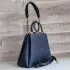 Кокетна синя дамска чанта с кръгли дръжки 75056-5