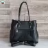 Българска дамска ежедневна чанта от еко кожа в черен цвят 75062-2