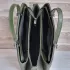 Изчистен модел дамска елегантна чанта от зелена еко кожа 75063-2