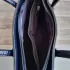 Голяма елегантна дамска чанта в тъмно син кроко принт 75065-4