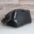 Модерна дамска ежедневна чанта с кроко принт в черно 75069-1