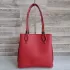Ежедневна дамска чанта от шагрен в червен цвят 75071-12