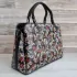 Цветна елегантна дамска чанта с принт на цветя 75078-7