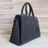 Елегантна дамска чанта с твърда структура в черен цвят 75080-1