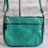 Дамска чанта от естествена кожа в зелен цвят 75083...