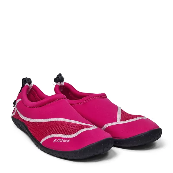 Розови дамски аква обувки от текстил 62442-2