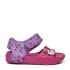 Детски гумени сандали за момиче в розово и лилаво 63215-3