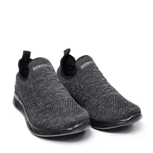 Мъжки маратонки тип чорап черен меланж 35099-6...