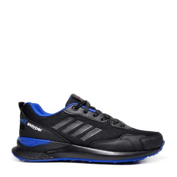 Летни мъжки маратонки в черно и синьо 35101-3