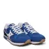 Мъжки летни маратонки от текстил и велур в син цвят 35112-3
