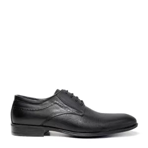 Черни елегантни мъжки обувки с връзки 13173-1...