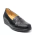 Ниски дамски обувки с ластици в черно 21076-1