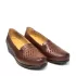 Ниски дамски обувки с ластици в кафяво 21076-2