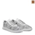 Ниски бели дамски пролетни обувки от естествена кожа 21159-3