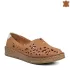 Кафяви ниски дамски пролетно летни обувки 21223-4