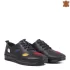 Равни дамски ежедневни обувки в черен цвят 21232-1