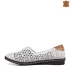 Дамски пролетно летни обувки в бял цвят с перфорация 21260-1