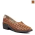 Дамски пролетно-летни обувки с нисък ток в цвят таба 21272-2