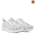 Бели спортни дамски обувки от естествена кожа 2141...