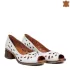 Бели дамски летни обувки с отворени пръсти 23851-6