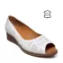 Бели летни дамски обувки с отворени пръсти 24039-1