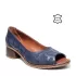 Дамски обувки с отворени пръсти в синьо 24041-1