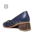 Дамски обувки с отворени пръсти в синьо 24041-1