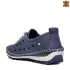 Дамски равни летни обувки в синьо 24042-1