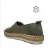Зелени равни пролетни дамски обувки с ластик 24063-4