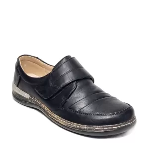 Черни дамски ежедневни обувки с велкро 21048-1...