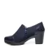 Дамски ежедневни обувки на ток в син цвят 26998-2