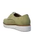 Зелени равни велурени дамски обувки 21069-3