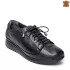 Ежедневни черни дамски обувки от естествена кожа - 21098-1