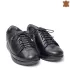 Ежедневни черни дамски обувки от естествена кожа - 21098-1